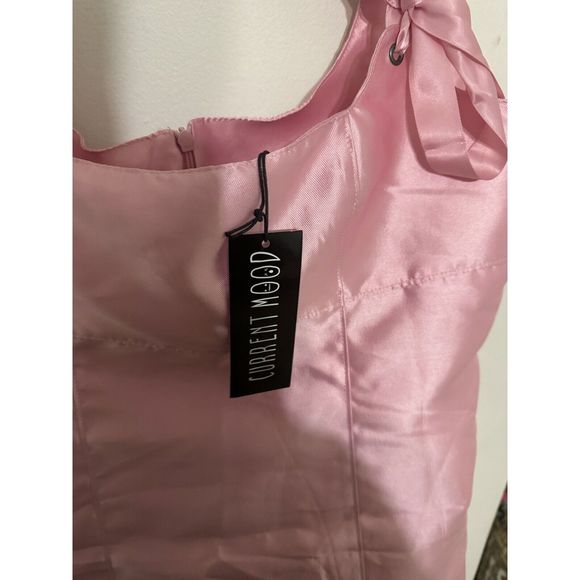 Dolls Kill Current Mood Pixie Stardust Pink Mini Dress Babydoll Cosplay Sz XL - Picture 6 of 7